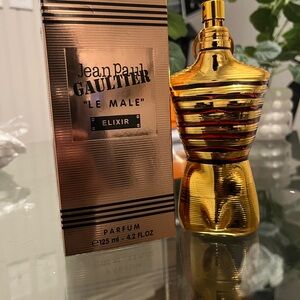 Jean Paul Gaultier Gold Sculpted Le Male Elixir Bottle